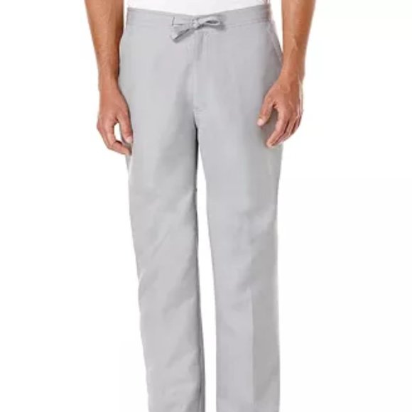 Big and Tall Drawstring Linen-Blend 32" Length - Picture 3 of 4